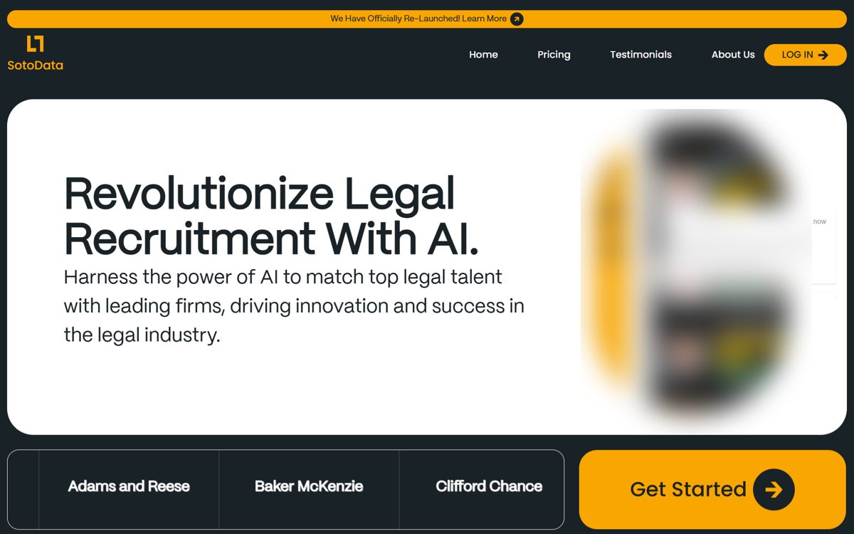 AI-powered legal recruitment platform